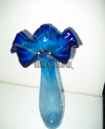 Ваза. цвет кобальт Москва