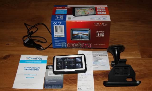 Навигатор texet tn-600 (ситигид) + карта памяти 2 Санкт-Петербург
