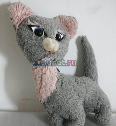 Ретро-игрушка,кошка мягкая,винтаж Москва