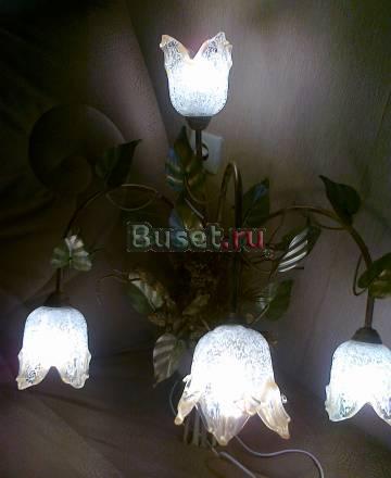 Светильник с растительностью оригинальный Москва