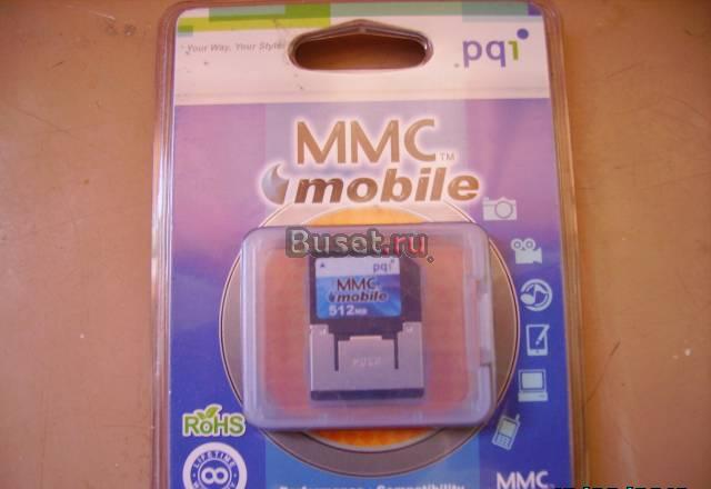 Карта памяти PQI MMC Mobile 512 Mb Санкт-Петербург