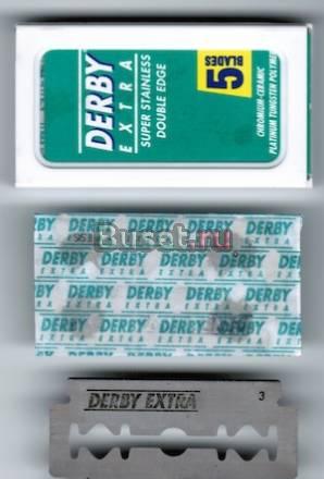 Лезвие / лезвия Derby Extra. 5 шт. Оригинал Москва