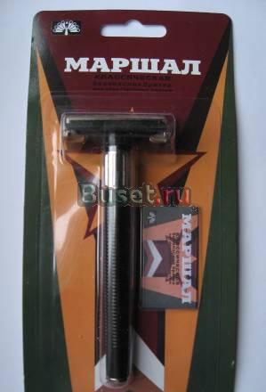 Классическая бритва "Маршал" + 1 лезвие Москва