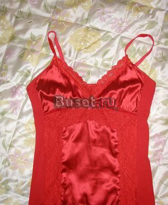 Красный атласный комплект Санкт-Петербург