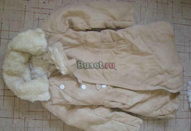 Полушубок овчинный белый Новосибирск