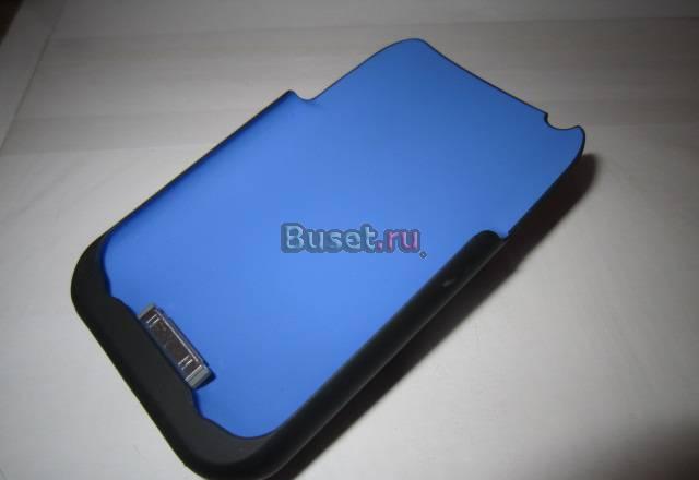 Внешний аккумулятор-чехол iphone 1900mAh в Москве Москва