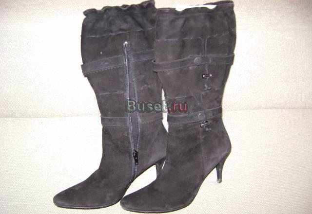 Сапоги замшевые Москва