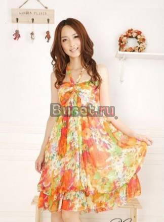 Эксклюзивное шифоновое платье Самара