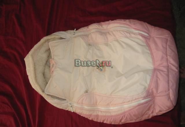 Конверт зимний с овчиной Санкт-Петербург