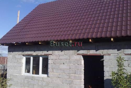 Дом недострой рядом с рекой Ока Москва