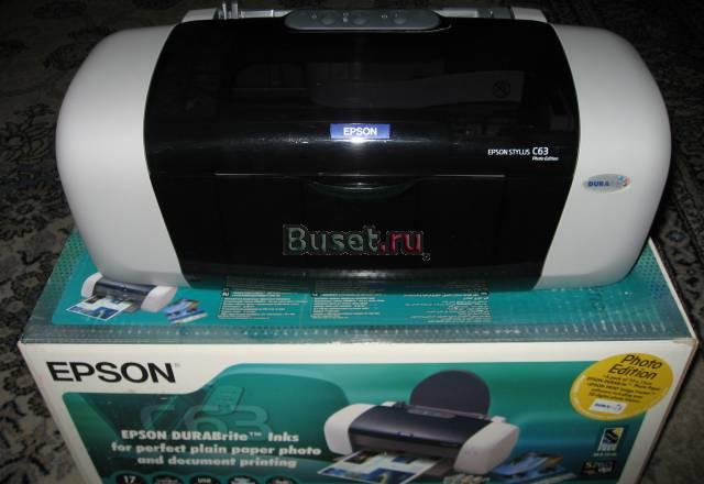 Цветной принтер epson C63 Москва