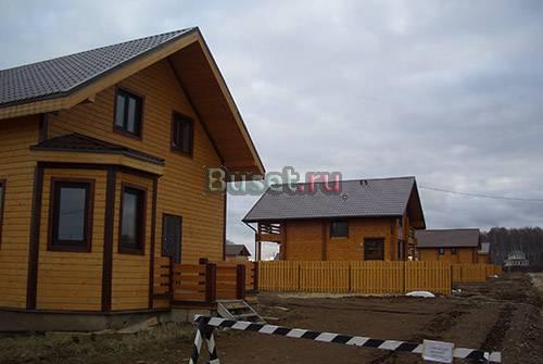 Коттедж  оцилиндрованное бревно Москва