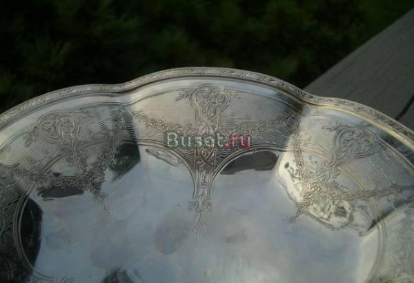 ваза,конфетница,посеребрение,к19-н20в.США(метка-серебро) Владивосток