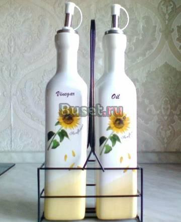 набор для масла,соуса.Бутылочки,фарфор Владивосток