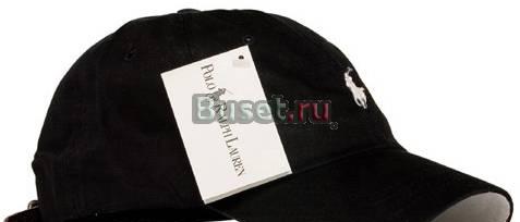 Бейсболка polo цвет черный/белый Москва