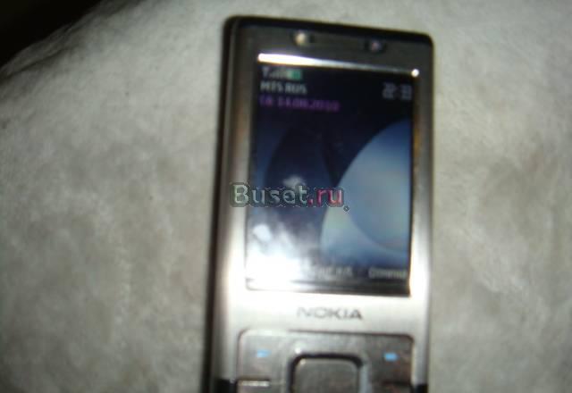 Сотовый телефон nokia6500 slide есть дефект Москва