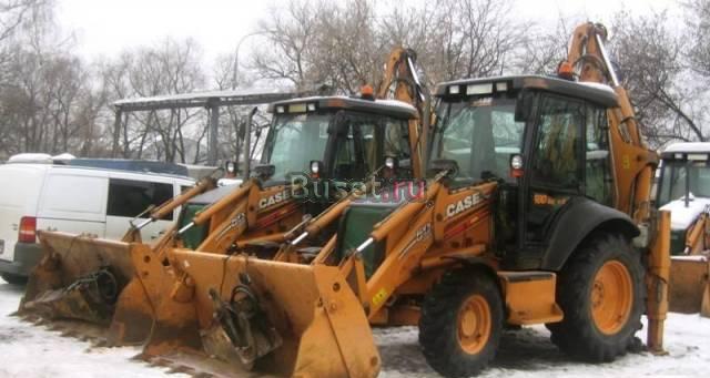 Услуги Экскаватора-погрузчика Сase-580 SR + гидром Москва