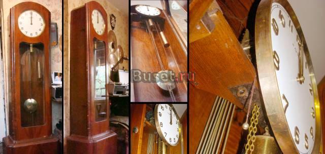 Наркомовские напольные кабинетные часы 40-х годов Москва