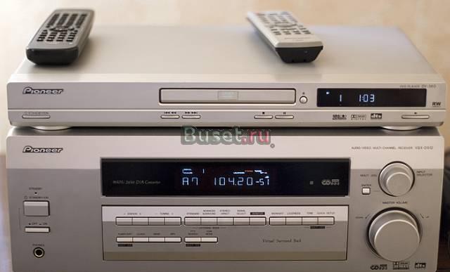 Ресивер и плеер Pioneer DV-360 + Pioneer VSX-D512 Москва