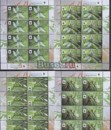 Беларусь, Стрекозы, WWF, 4 листа 2010 г Санкт-Петербург