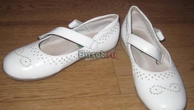 Белые лакированные туфли Воронеж