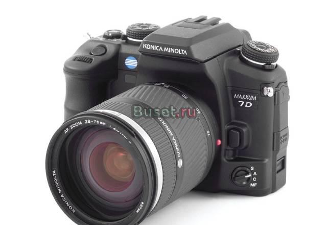 Konica Minolta Dynax 7D с объективами Москва