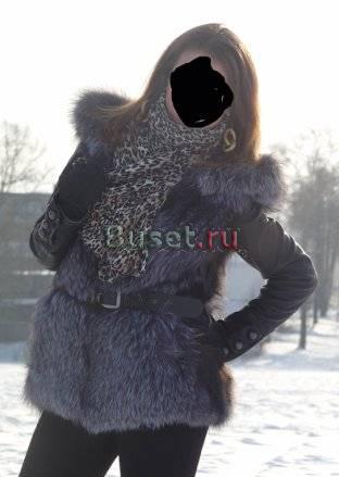 Меховая жилетка Москва