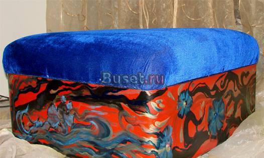 Дизайнерский пуфик для гостиной или спальни Москва