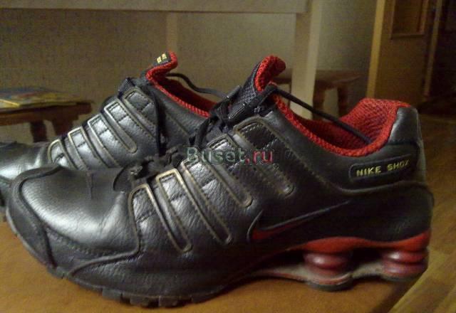 Продам кросовки муж. Nike shox чёрн. натур. кожа Москва