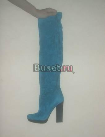 Замшевые сапоги- ботфорты Санкт-Петербург