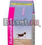 Eukanuba-корм для щенков,15кг.Низкая цена.Доставка Москва