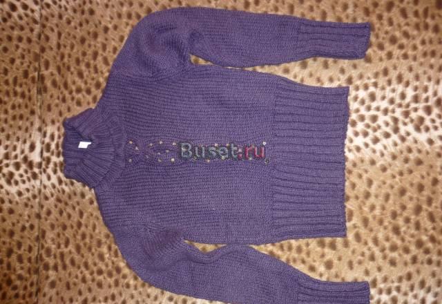 Фиолетовая кофта okaidi c горлом 126 см Москва