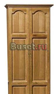 Шкаф платяной с дубовыми фасадами Москва