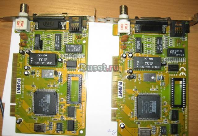 2 сетевые карты BNC/RJ-45 (Коаксиал, coaxial) PCI Санкт-Петербург