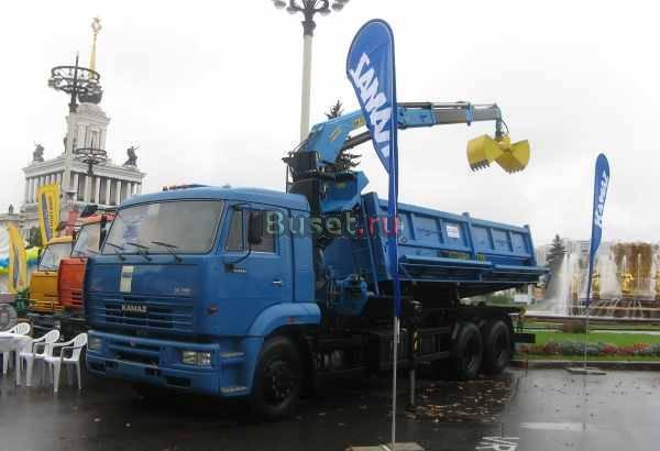 Самосвал камаз 65117 с краном манипулятором им 150 Набережные Челны
