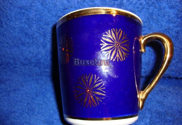 Бокал для чая кобальт коллекционный Москва