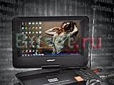 Новых портативный ЖК TV/DVD-плеер eplutus ep9510 Москва
