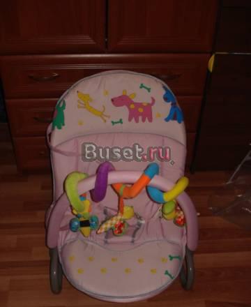 Шезлонг Нappy Baby с игрушками - как новый Санкт-Петербург