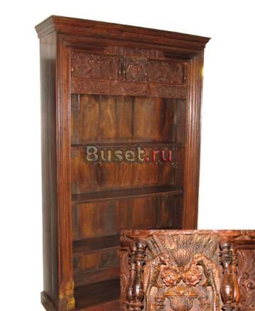 Высокий книжный шкаф (антиквариат) Москва