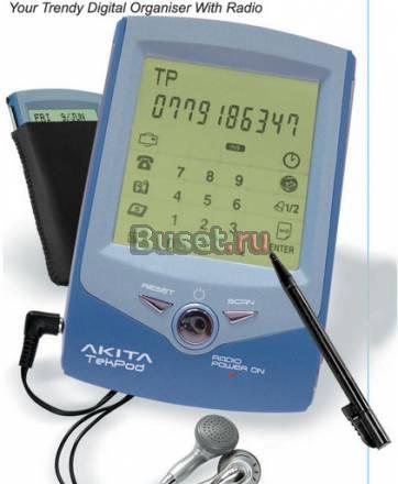 Цифровой органайзер с сенсорным экраном и радио Казань