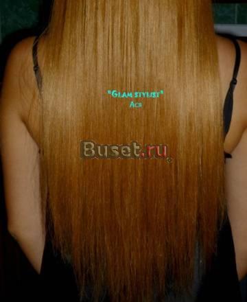 Наращивание волос, волосы вместе с работой Москва