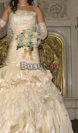 Счастливое шикарное свадебное платье Санкт-Петербург