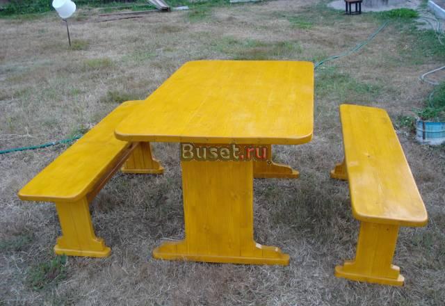 Стол + 2 лавочки Москва
