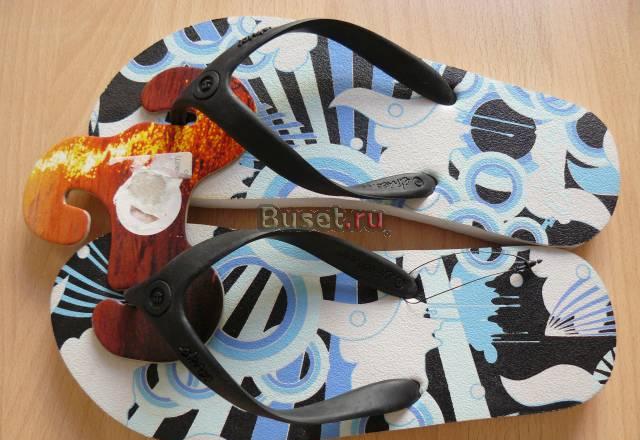 Шлепанцы etnies Chula blue-black-white Санкт-Петербург