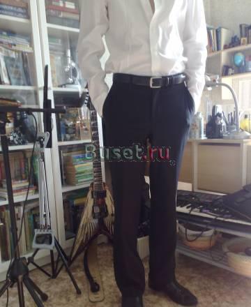 Брюки муж.Зара,черные,на 44-46р-р,отл.сост Москва