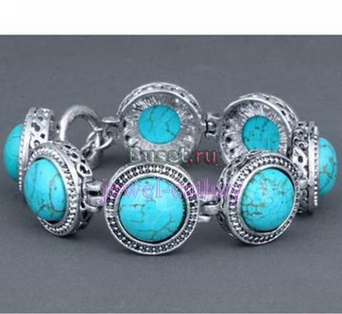 Браслет бирюзовый Москва