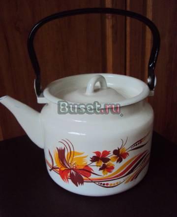 Чайник эмалированный новый Москва