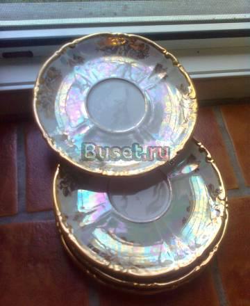 Блюдца из сервиза гдр. 4 шт Москва