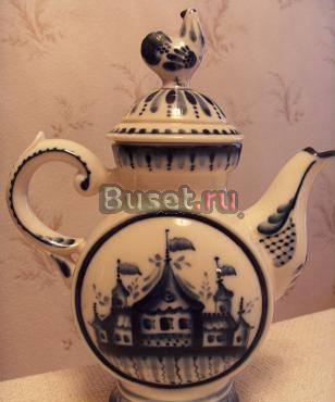 Гжель кувшин. Авторская работа Москва