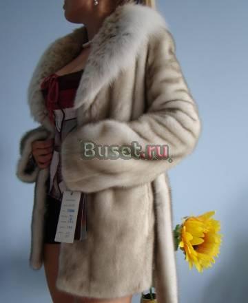 Элитная новая норковая шуба с рысью Москва